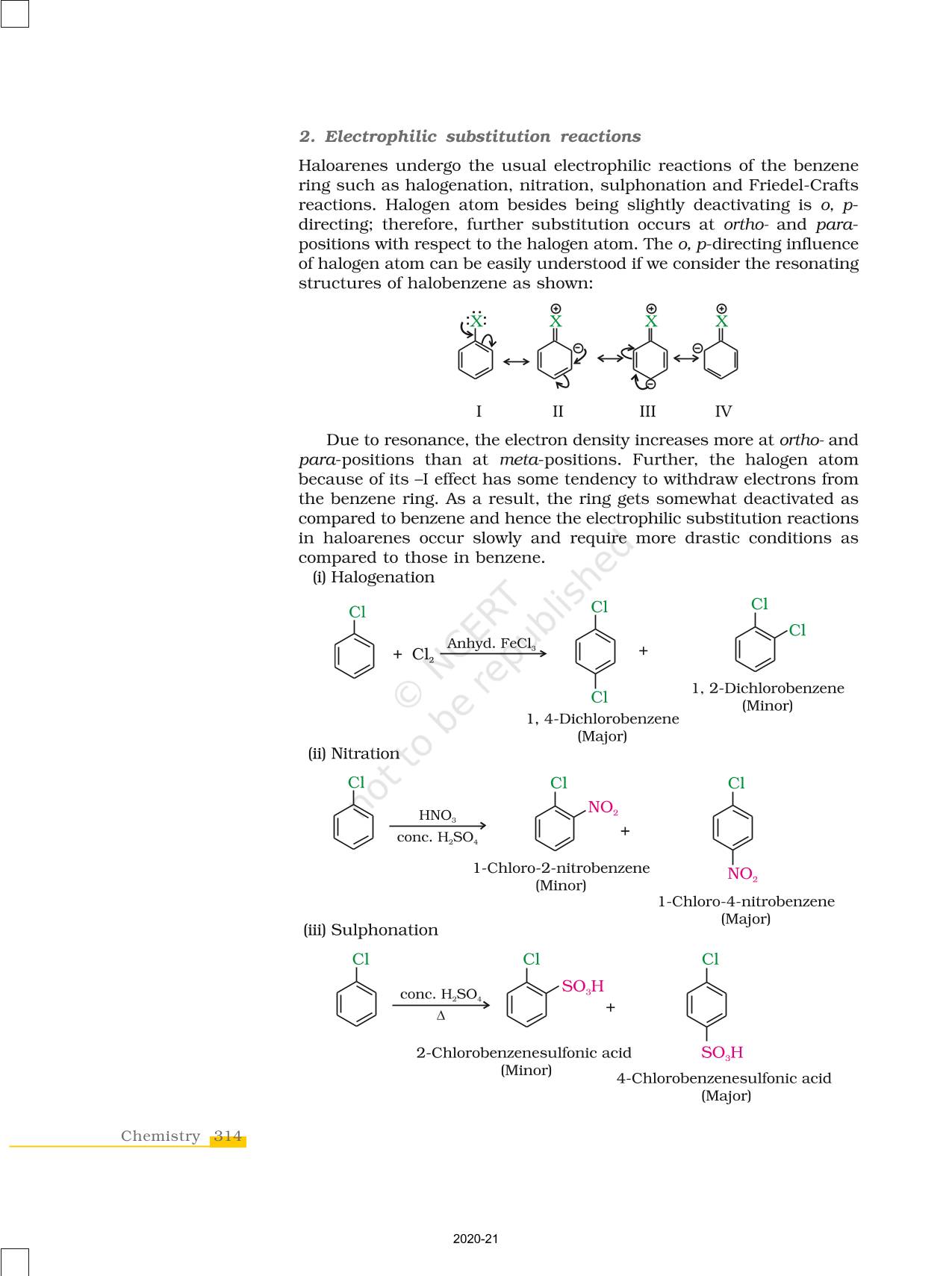 Haloalkanes And Haloarenes Ncert Book Of Class 12 Chemistry Part Ii 1890